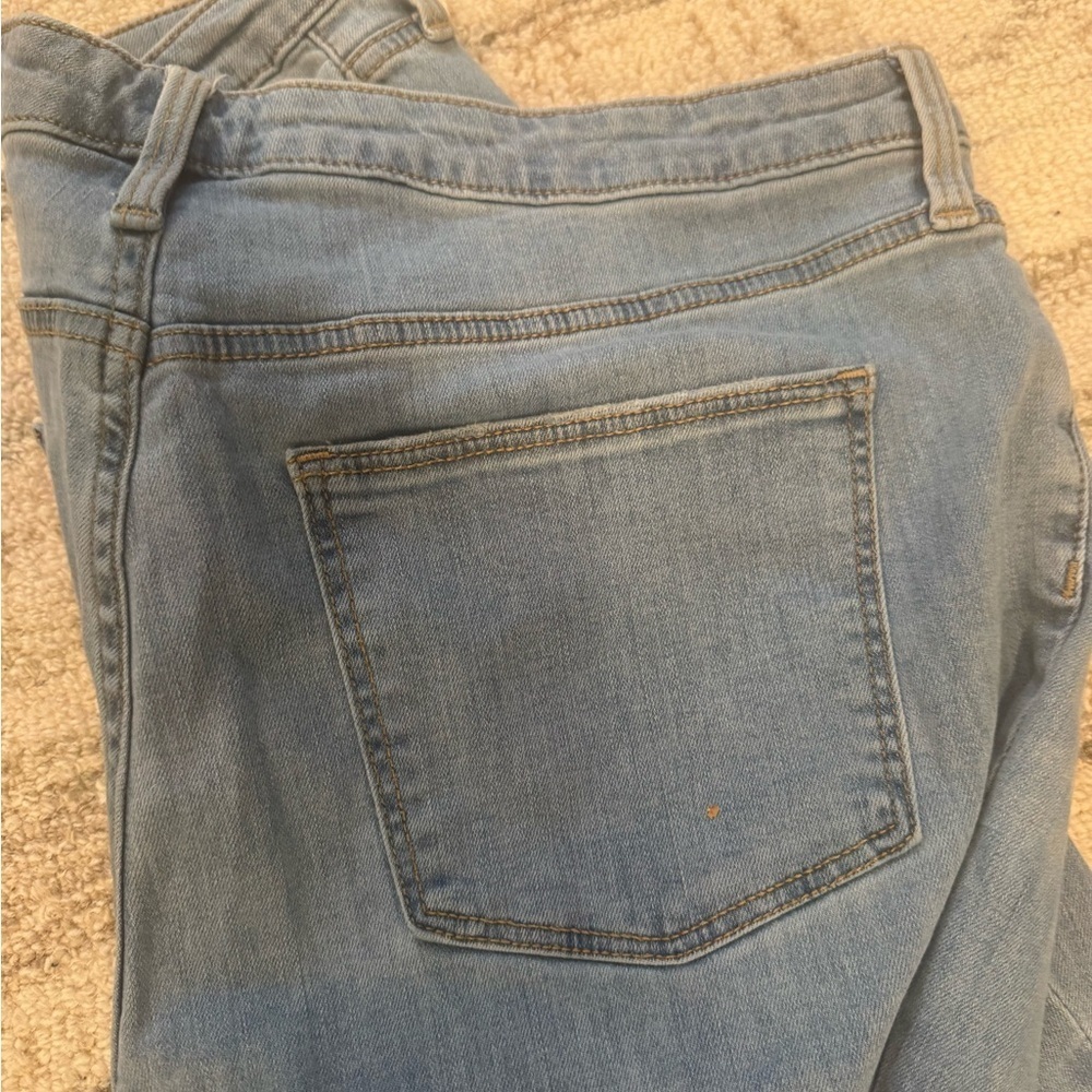 Universal Thread Blue Skinny Jeans with Distressed Details - Picture 5 of 5